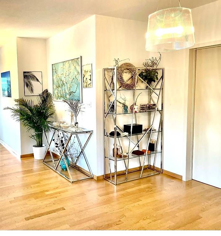 Regale: Libreria in metallo  cromato moderno – Gebraucht aus Lugano von dir_5287
