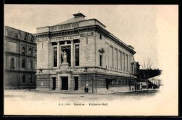 Geneve, Victoria Hall von der Strasse au