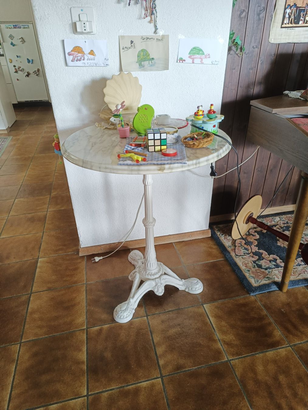 Tavoli: Bistrotisch weiss (Marmor rund) – Usato da Burgdorf venduto da her_7kfh