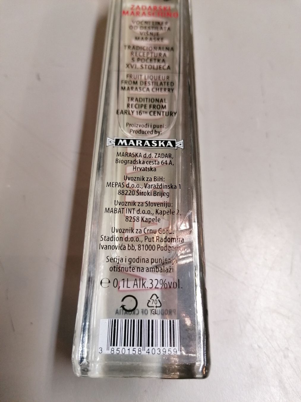 Bevande alcoliche: MARASCHINO MARASKA – Nuovo (secondo la descrizione) da Genève venduto da Leboucheoreilles 4