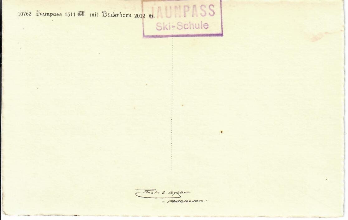 Cartoline postali: Jaunpass – Usato da Hochdorf venduto da Ziegel-16 1
