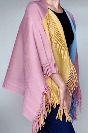 Damen Wrap Jacke neuwertig (Stil wie Issey Misake)