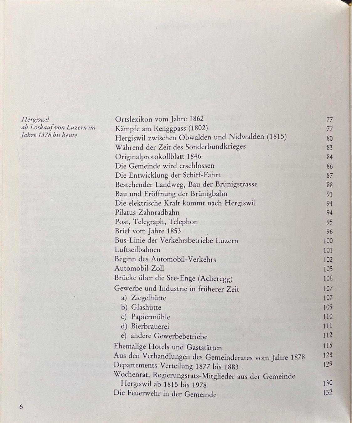 Libri: 600 Jahre Hergiswil 1378-1978 – Usato da Sarnen venduto da Livres 3