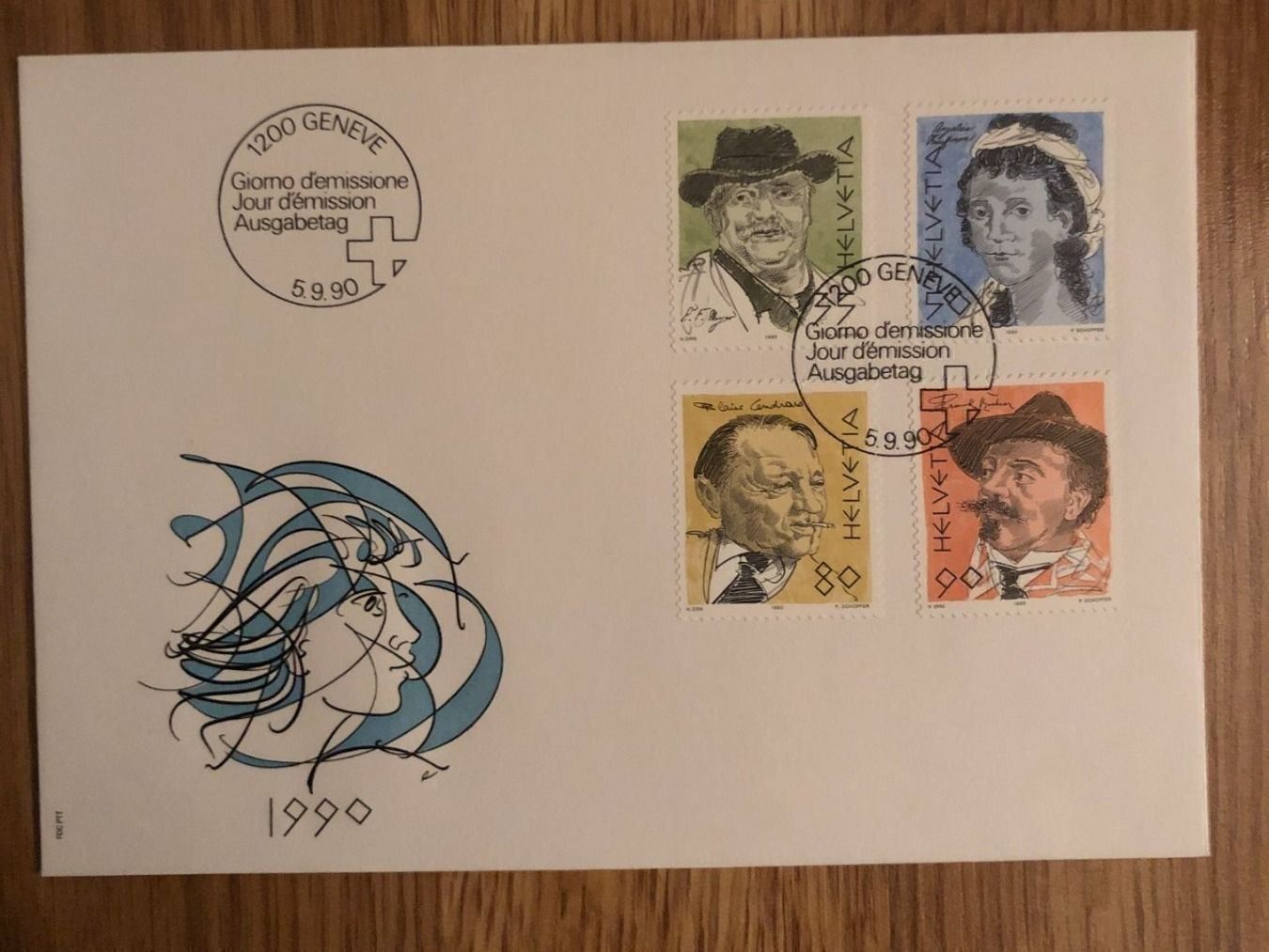 Tutti i francobolli: FDC Portraits 5.9.90 – Nuovo (secondo la descrizione) da Landquart venduto da interesse63