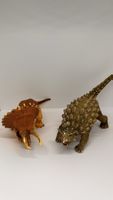 Dinosaurier Figuren Set 2 Stk. Triceratops Ankylosaurus neu