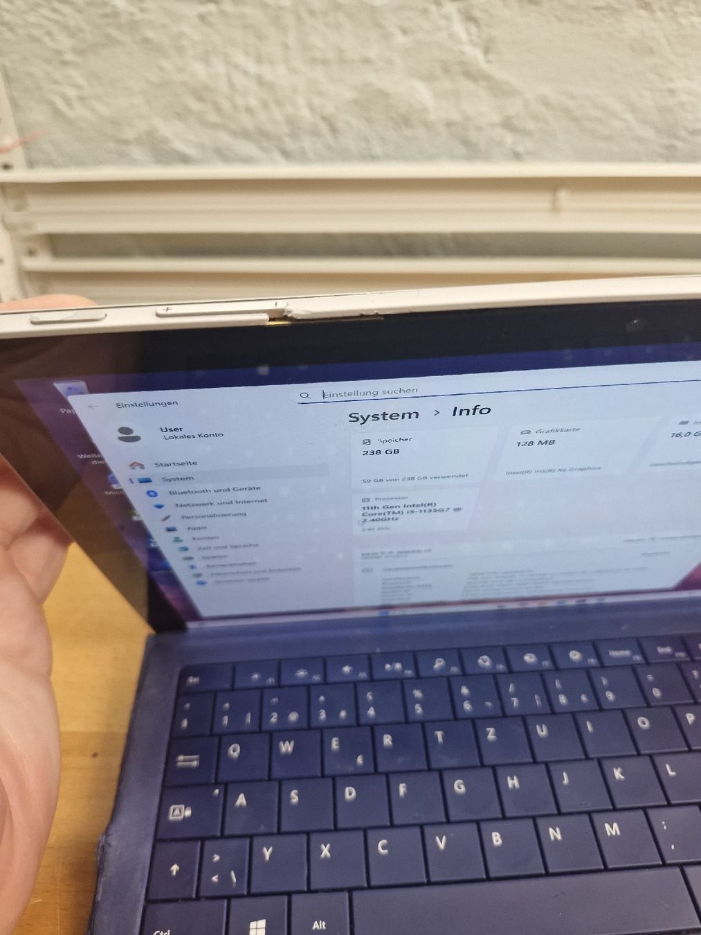 Microsoft Notebook: Microsoft Surface Pro 7+ – i5 11th Gen DEFEKT  – Difettoso da Adliswil venduto da SaveElektro 1