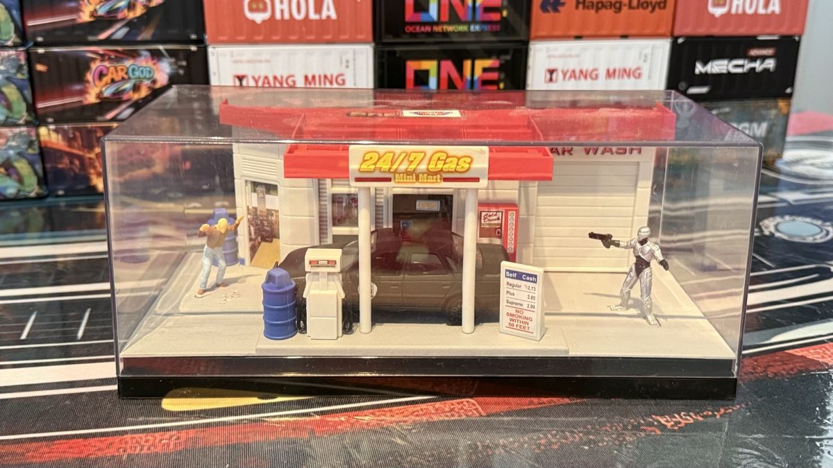 Modellautos: Diorama 24/7 Gas Mini Mart Robocop – Neu (gemäss Beschreibung) aus Basel von Zomeg 8