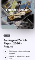 2x Ticket Sauvage at Zurich Airport 2026 - 22. August