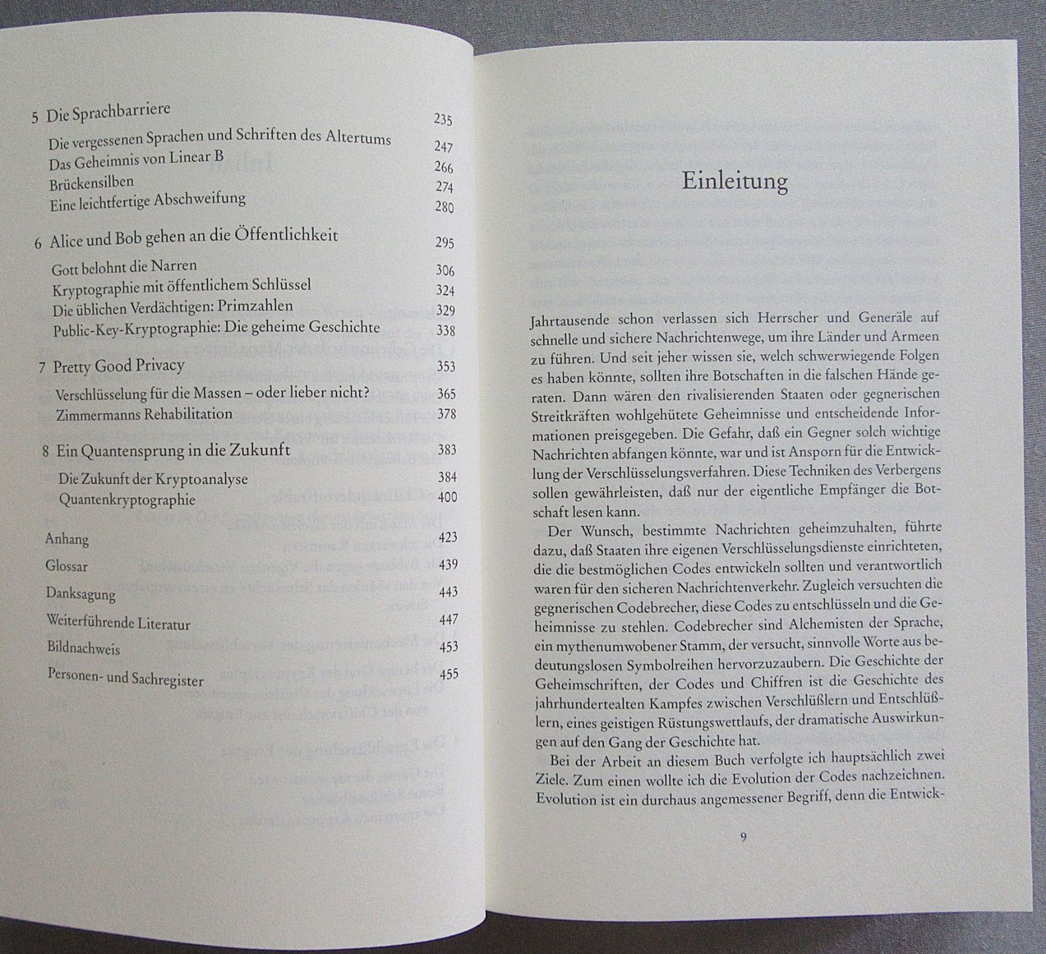Libri: Geheime Botschaften - Kunst der Verschlüsselung  Simon Singh – Usato da Auenstein venduto da Padabimbim 3