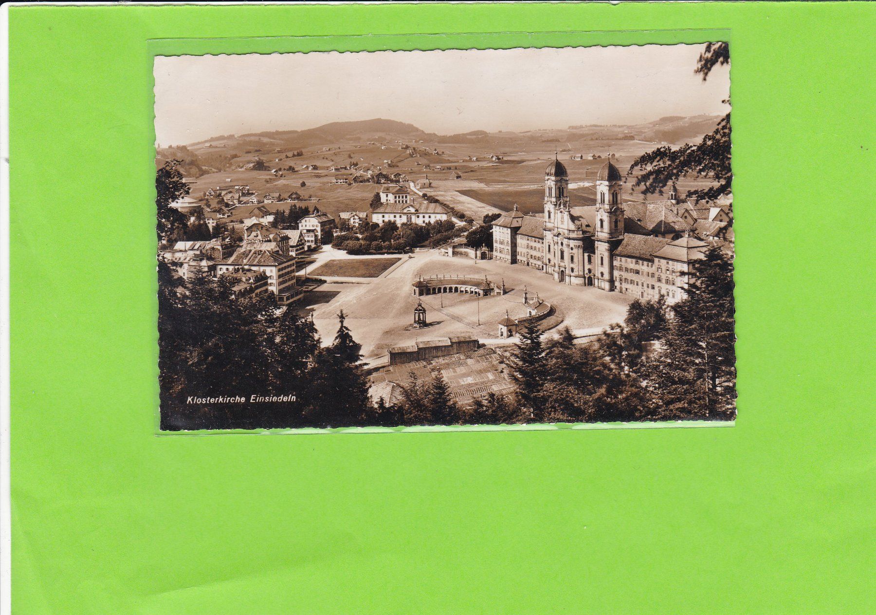 Cartoline postali: Klosterkirche Einsiedeln – Usato da St. Peterzell venduto da neckertal