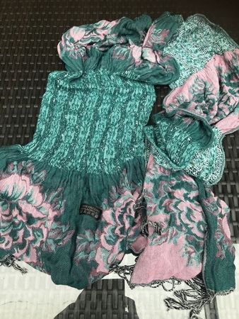 Damen Schal Foulard 35% Viscose, 65% Acrylic/ca.200x50cm