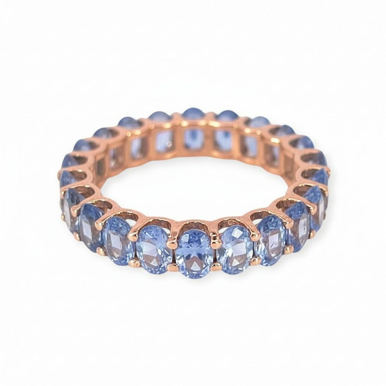 Anelli: Saphir-Alliance-Ring 14k Roségold 6,67ct – Nuovo e nell'imballaggio originale da Illnau venduto da Juwelier_Mahler_GmbH