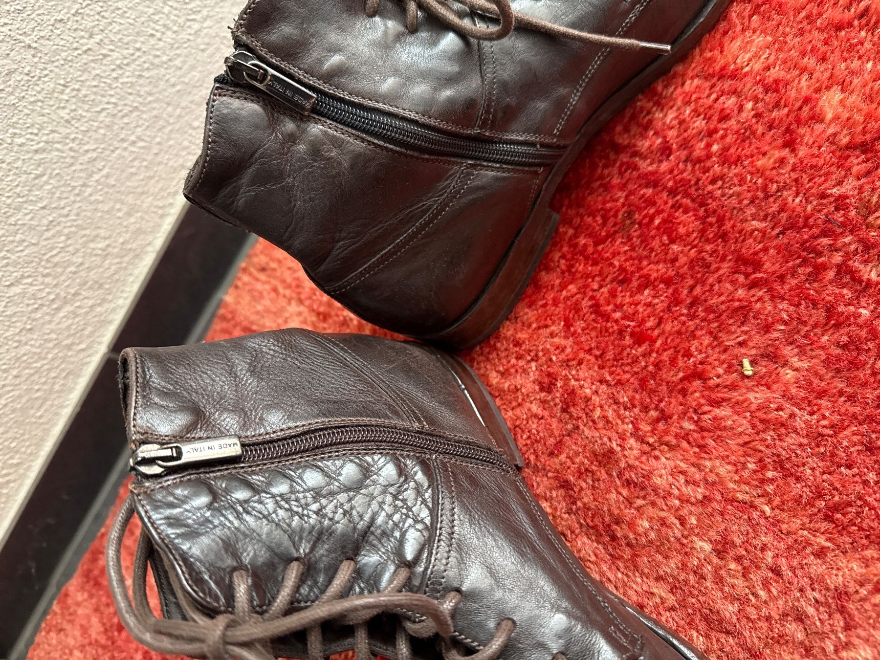 Navyboot Herrenschuhe: Stiefeletten Navyboot Herren Gr. 42 Leder braun – Gebraucht aus Winterthur von britsi 3