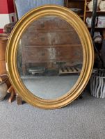 Vintage Wandspiegel mit goldenem Holzrahmen