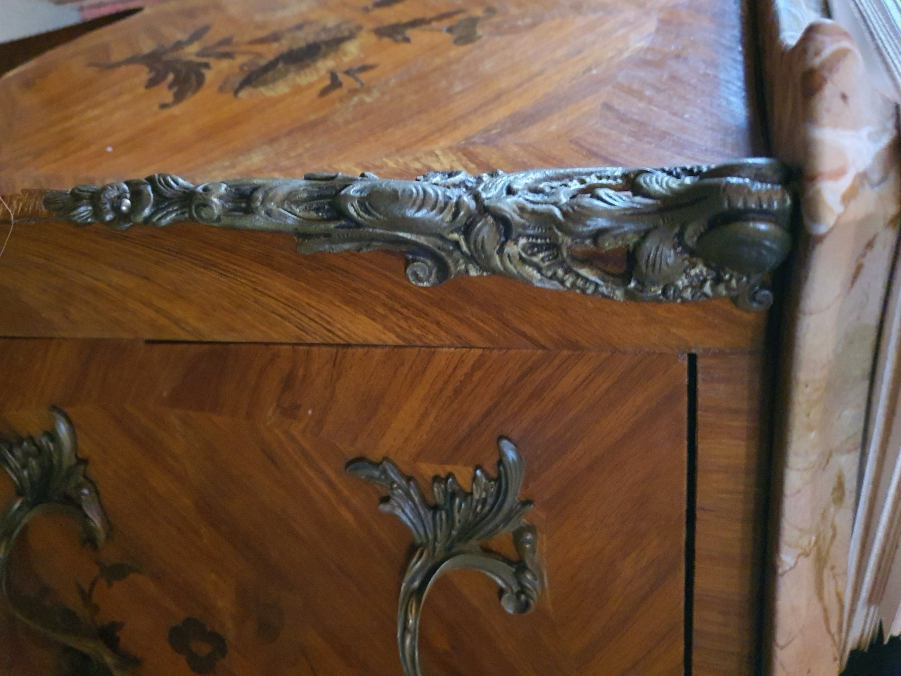 Cassettiere: Commode style Louis XV et marbre.rose – Usato da DUGNY (-Leytron) venduto da Rdeny 5