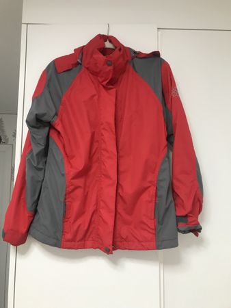 Crane Sports Wanderjacke Damen Gr. 38, rot/grau
