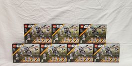 7x LEGO Star Wars 75345 501st Clone Troopers Battle Pack OVP