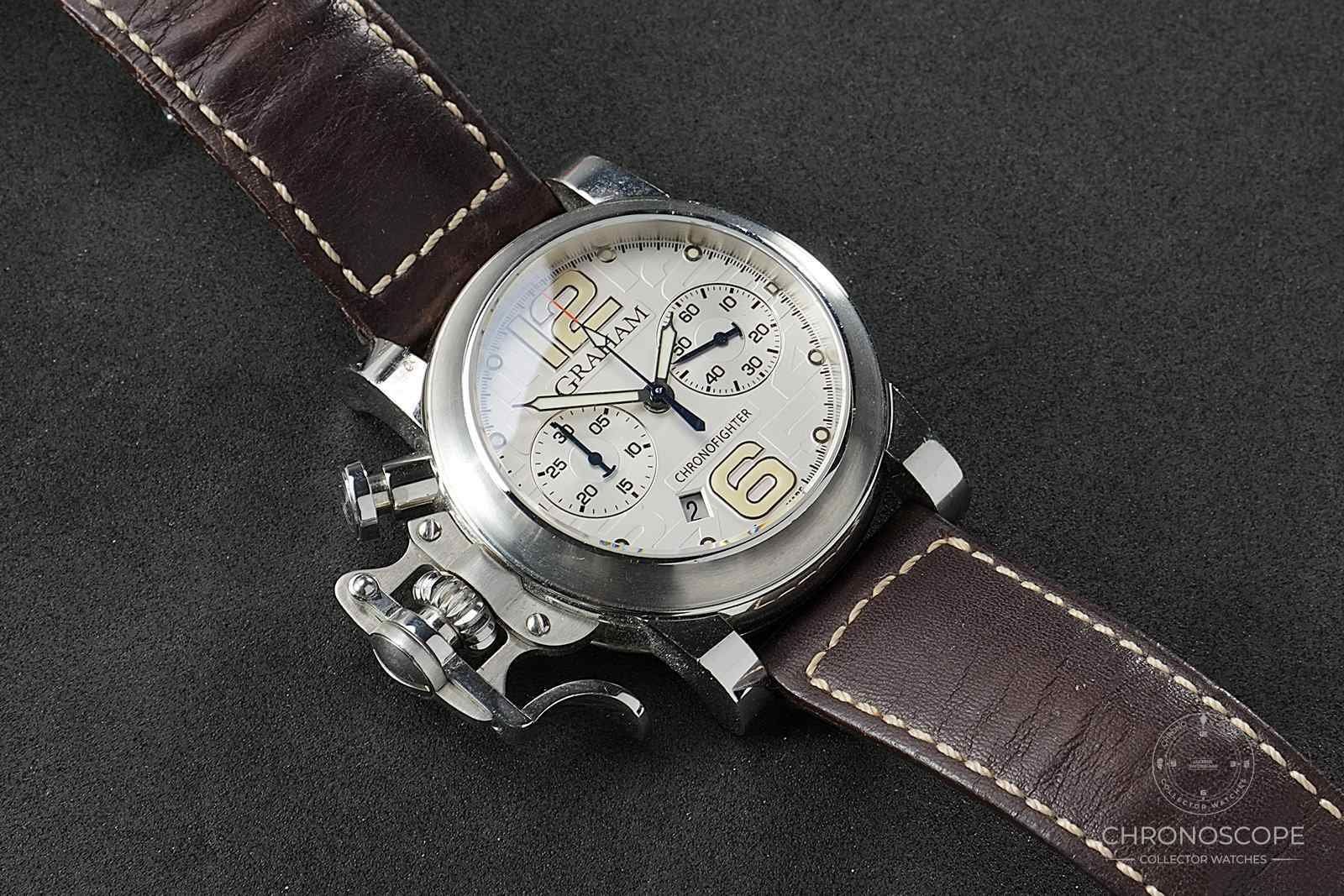 Graham Orologi: Graham Chronofighter Chronograph R.A.C Reference 2CRBS – Usato da Luzern venduto da ChronoScope6004 1
