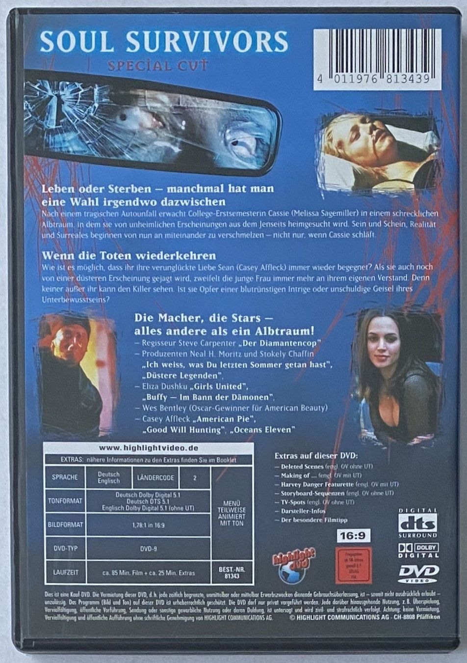 Tutti i DVDs: Soul Survivors, Special Cut – Usato da Flums venduto da Asquillo 1
