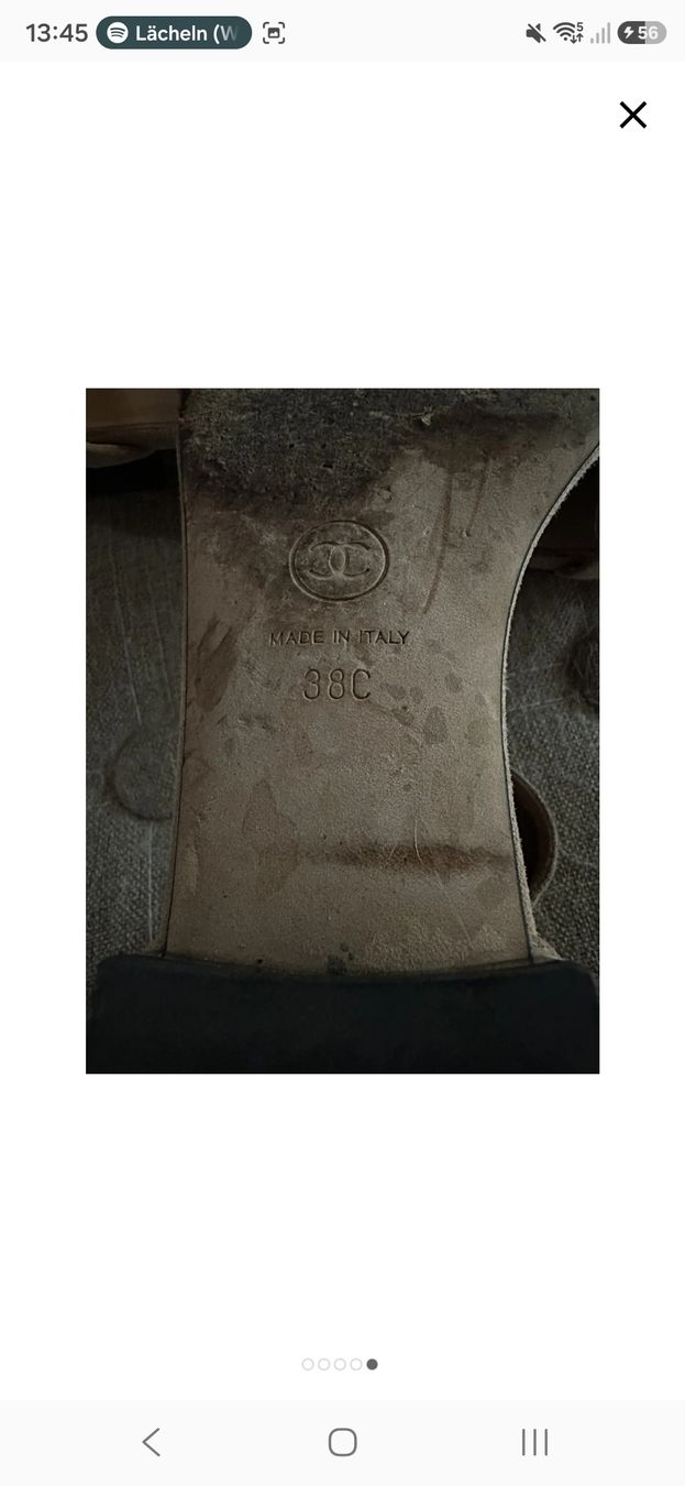 Chanel Scarpe da donna: Chanel Sandalen breige Grösse 38 – Usato da Zürich venduto da nara13 3