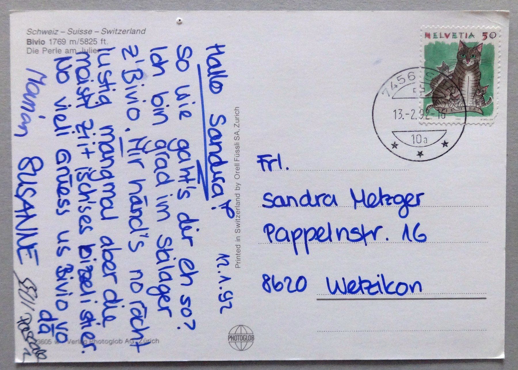 Cartoline postali: Bivio 1769 m – Difettoso da Fétigny venduto da Billy2miny 1