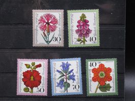 BRD 1974 Blumen / Weihnachten **