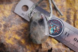 Phantom  Quarz Tropfen Gelocht   –Edelsteinstube Rausverkauf