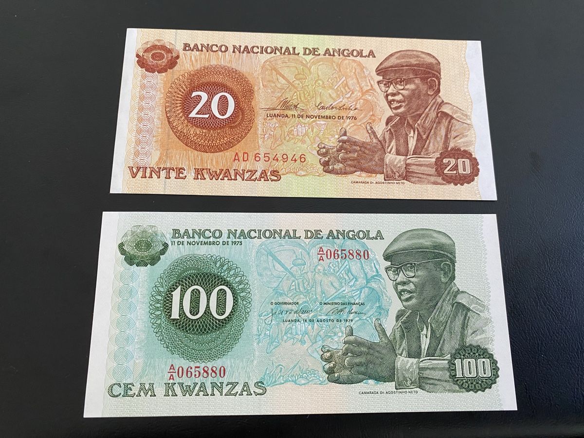 Banknoten: 2 Banknoten Bankfrisch – Neu (gemäss Beschreibung) aus Dällikon von Woldbanknoten