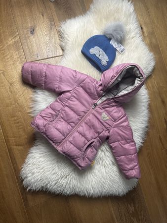 🩷🤍Steiff Wende-Winterjacke, Gr. 80,  Mädchen