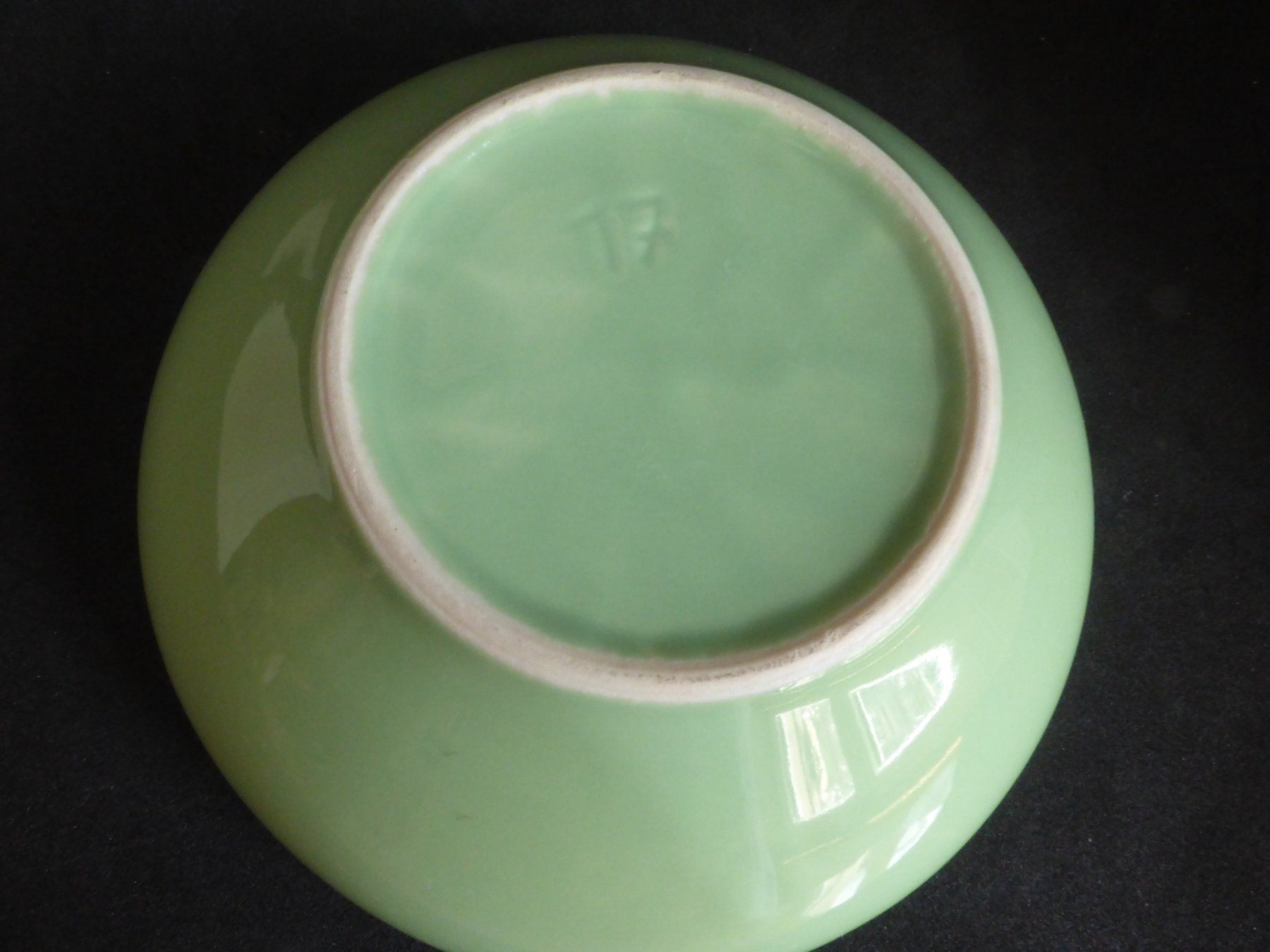 Rössler Coupes: Rössler saladier couleur "vert pastel et blanc" 17cm – D'occasion à Porrentruy par Kim017 1