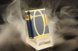 Dupont Feuerzeug Soubreny 1990 vergoldet China Lack Garantie