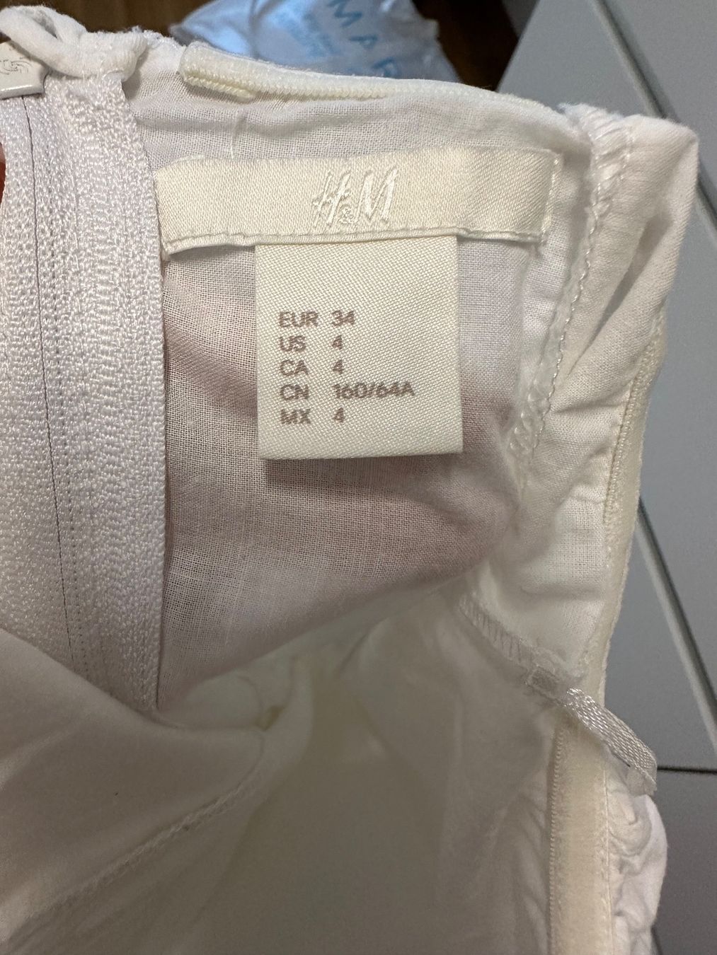 H&M Tute: Jumpsuite weiss von H&M Grösse 34 – Usato da Lustmühle venduto da sar_7xmy 2