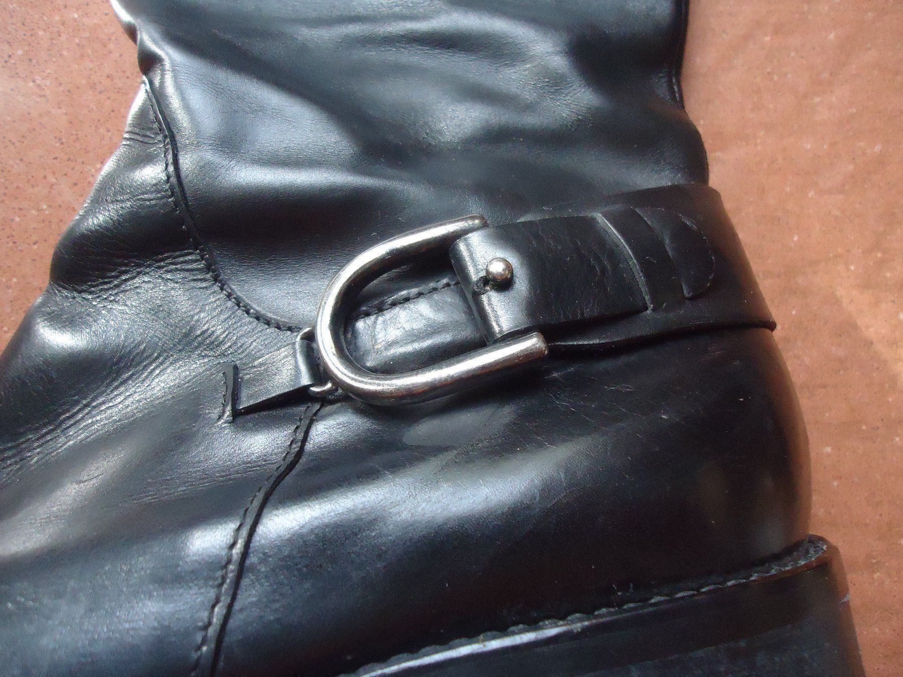 Damenschuhe: Bottes style cavalières noires-Taille 37 – Gebraucht aus Vessy von mafabe 1