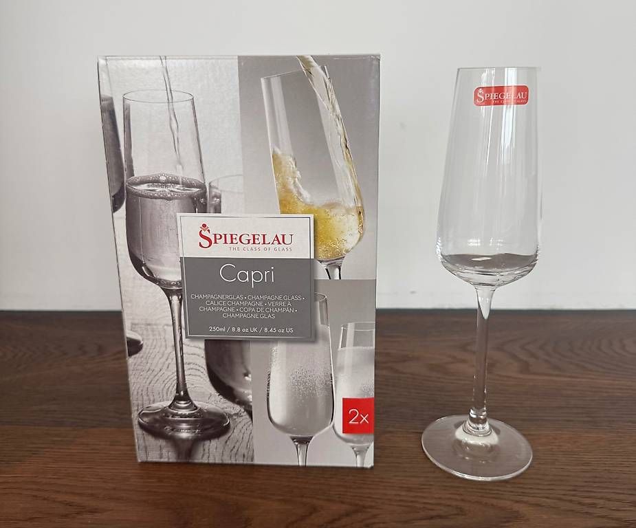 Bicchieri: SPIEGELAU Capri Champagnerglas 2-er Set – Usato da Bolligen venduto da Lomalinda