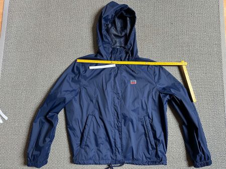 Levis Windbreaker, Nylon Jacke, XL, blau, gebraucht