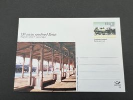 Eisenbahn 2005 Postkarte Estland postfrisch Luxus   (E1134)