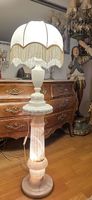 Italienische Säulen Lampe aus Alabaster
