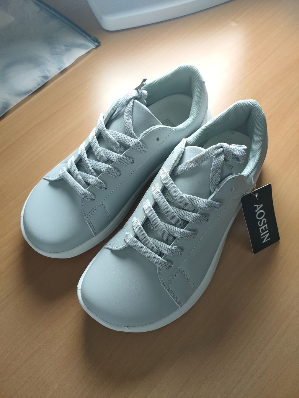 Chaussures hommes: Barfussschuh Sneaker - Grösse 39 - hellgrau - neu – Neuf avec emballage d'origine à Zürich par choesi 1