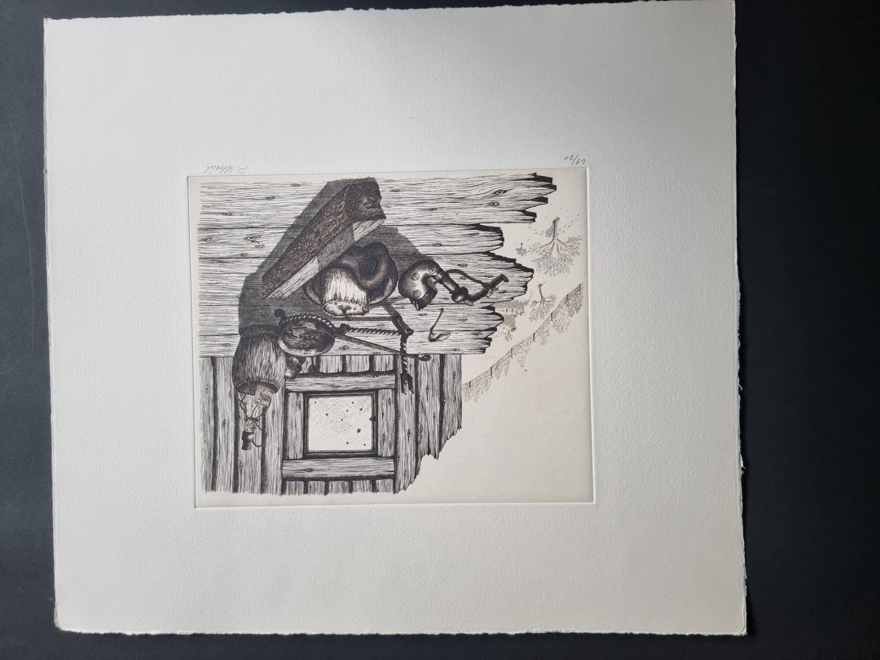 Grafica & Litografie: PETER STREICH RADIERUNG SIGNIERT NUMMERIERT – Usato da Gersau venduto da grafik-kunst 1