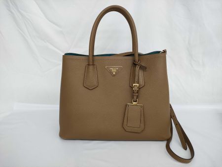 Prada Double Bag Braun Neupreis CHF 4150