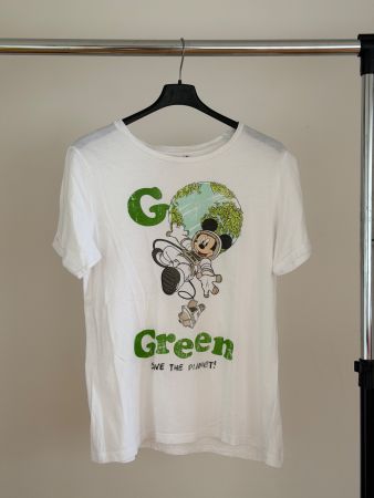 Disney T-Shirt Mickey Mouse Go Green