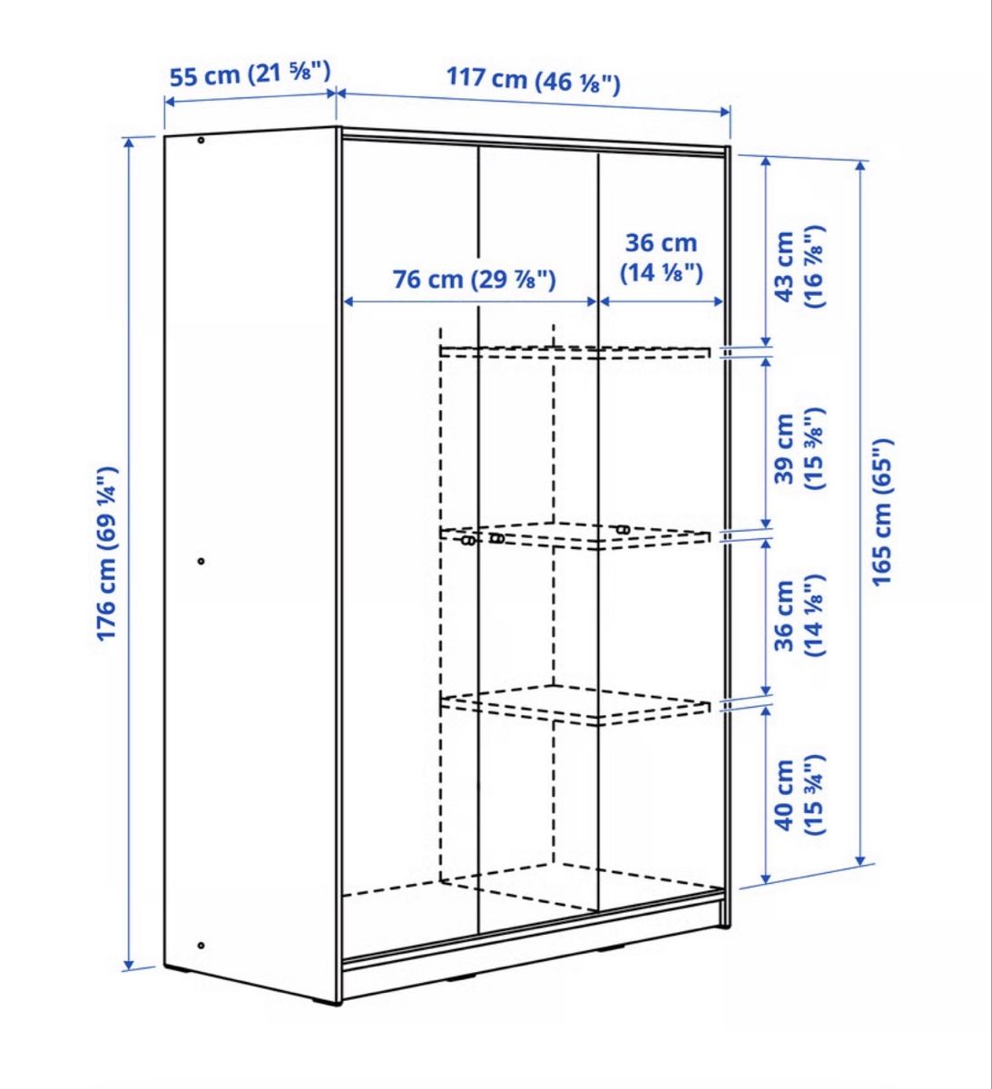 Ikea Schränke: Ikea Kleppstad Schrank – Gebraucht aus Liebefeld von Dasca_96 2