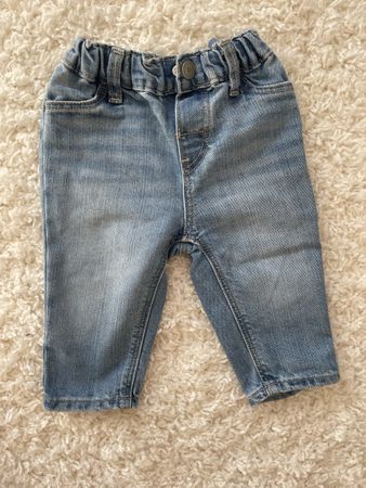 Pantalon en jean H&M bleu clair taille 74