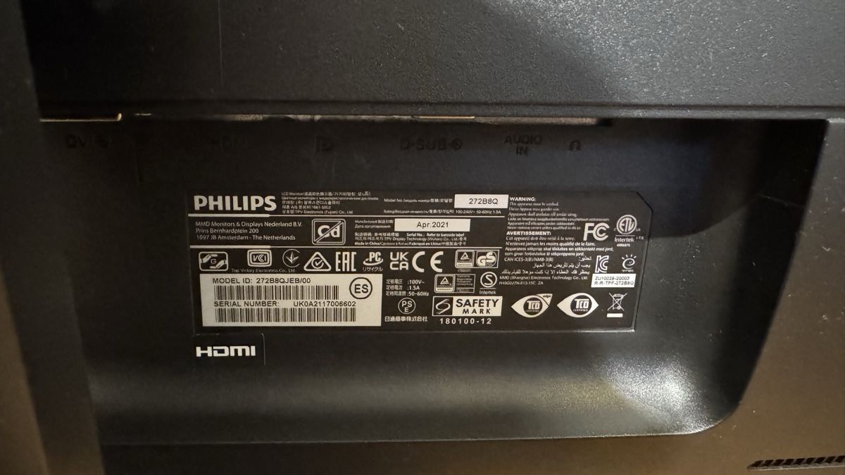 Philips Monitor: Philips 272B8Q (27 Zoll) – Usato da Othmarsingen venduto da Mafi96 1