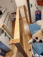 ikea Bett mit gekürzten Beinen 2x