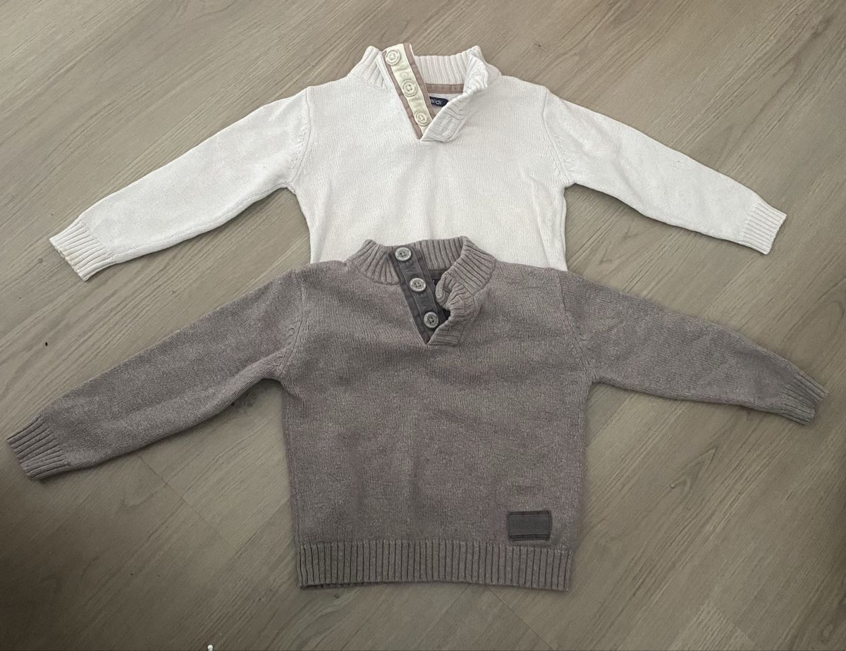 Okaidi Pullover & Sweatshirts:  Pullover set. Okaidi 94-98 cm – Gebraucht aus Versoix von av_q1290