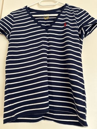 Damen Polo Ralph Lauren gestreiftes T-Shirt Grösse S 