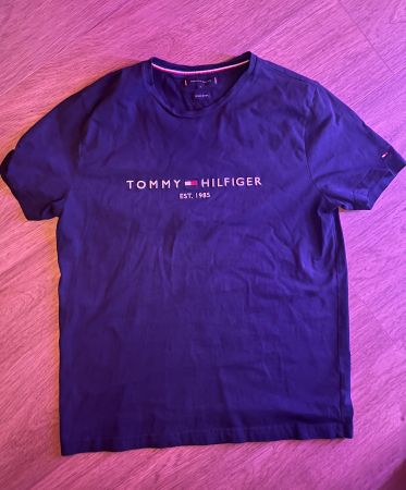 Tommy Hilfiger T-Shirt Grösse M, Dunkelblau, Herren