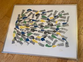 Arman Farbsiebdruck 1979 Kunst  Nummeriert & Stempelsignatur