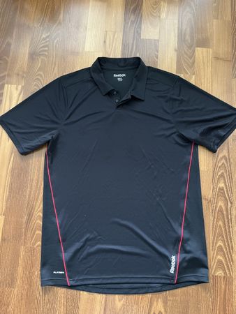 Reebok Poloshirt, Schwarz, Gr. 2XL, Sportlich, Neuwertig.